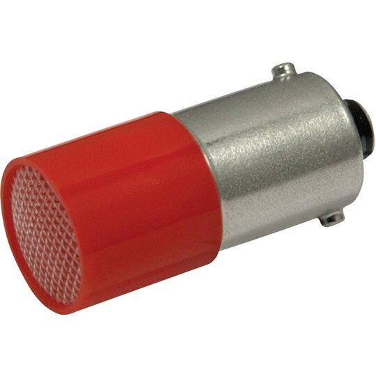 CML LED-signallampe BA9s Rød 110 V/DC, 110 V/AC 0.4 lm