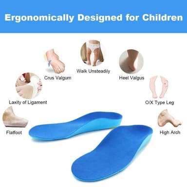 Orthotic Arch Support Shoe Insoles 1 par Blå 39 1/3 -40 2/3