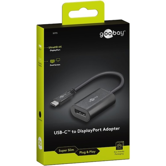 scarp indgang Premonition USB-C™ till DisplayPort-adapter | Elgiganten