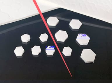 Skum dobbeltklæbende tape 3-ark 100-stykke hvid 10x2 mm