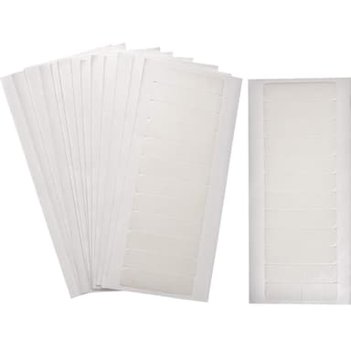 Dobbeltklæbende tape til hair extensions/parykker 10 ark 240 pinde