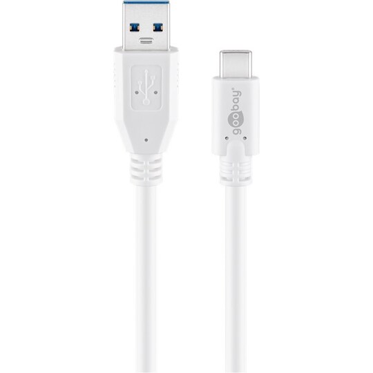 USB-C™ til USB A 3.0-kabel, hvid