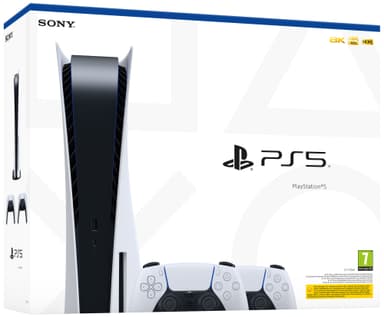 PlayStation 5 + 2x DualSense controller-pakke
