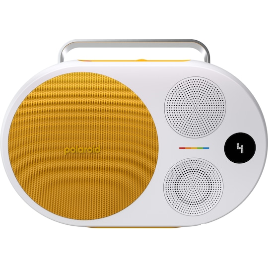 Polaroid Music P4 trådløs, transportabel højttaler (gul/hvid)