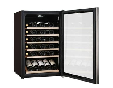 Cavin - fritstående vinkøleskab Sort - Polar Collection 49