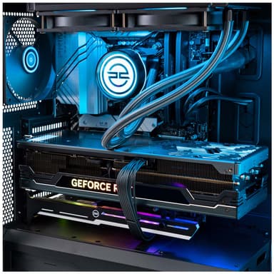 PCSpecialist Fusion X90 i9K-13/32/1000/4080 stationær gaming computer