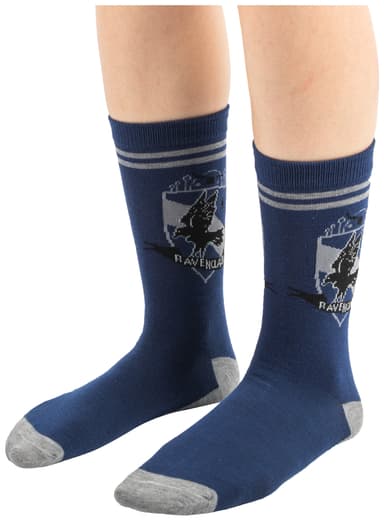Hogwarts sokker 3-pak (Ravenclaw)