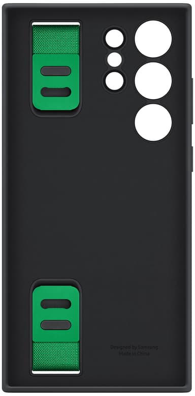 Samsung Galaxy S23 Ultra Silicone Grip cover (sort)