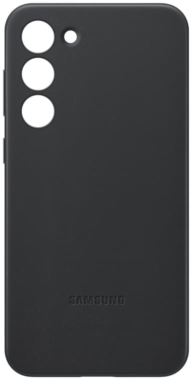 Samsung Galaxy S23+ Leather cover (sort)