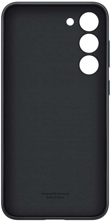 Samsung Galaxy S23+ Leather cover (sort)