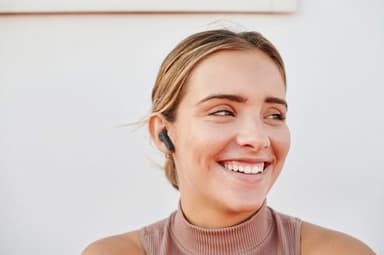 JBL Wave Beam True Wireless in-ear høretelefoner (sort)