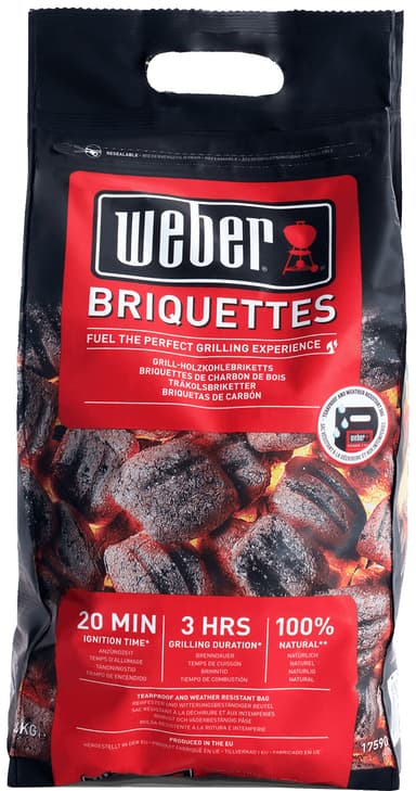 Weber briketter 4 kg 17590