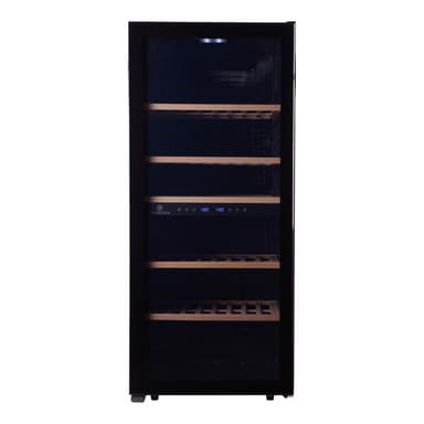 Cavecool Chill Sapphire - 102 flasker - 2 zoner - Sort