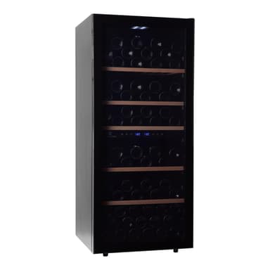 Cavecool Chill Sapphire - 102 flasker - 2 zoner - Sort