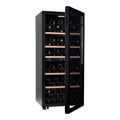 Cavecool Chill Sapphire - 102 flasker - 2 zoner - Sort