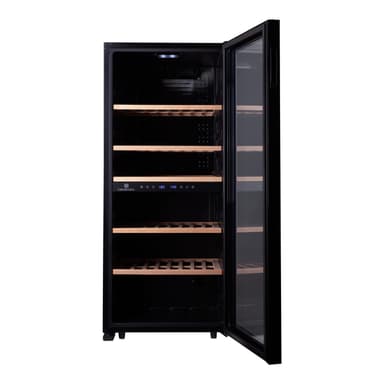 Cavecool Chill Sapphire - 102 flasker - 2 zoner - Sort