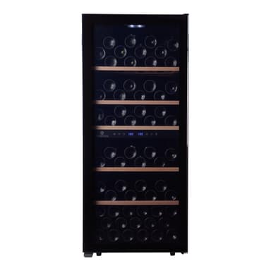 Cavecool Chill Sapphire - 102 flasker - 2 zoner - Sort