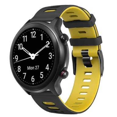 Twin Sport Armband Doro Watch- Sort/gul