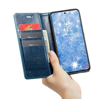 CaseMe Wallet 3-kort Samsung Galaxy S23 Plus - Blå
