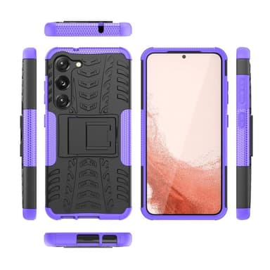 Stødbestandigt cover med stativ Samsung Galaxy S23 Plus - Lilla