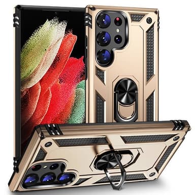 Sergeant Ring Cover Samsung Galaxy S23 Ultra - Guld