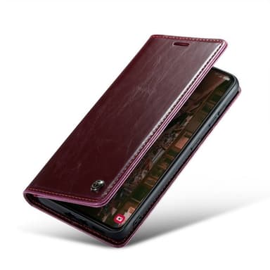 CaseMe Wallet 3-kort Samsung Galaxy S23 - Vinrød