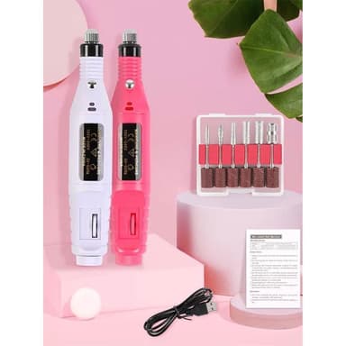 20000 omdr./min. Negleboremaskine USB-stik Elektriske neglefiler Manicure Gel Polish Remover Neglekunstværktøj