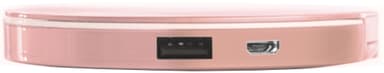 Hyper Pearl make-up spejl + powerbank - rosaguld