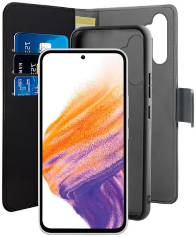Puro Samsung Galaxy A54 5G 2-i-1 pungetui (sort)