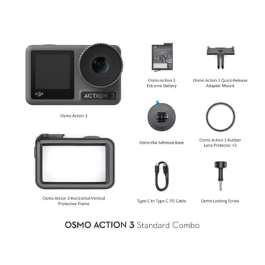 DJI Osmo Action 3 actionkamera Standard Combo