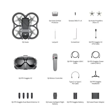 DJI Avata drone Fly Smart Combo