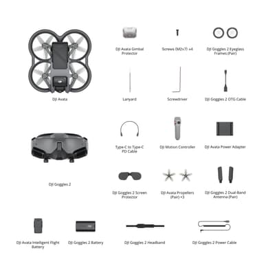 DJI Avata drone Pro-View Combo