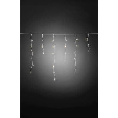 Konstsmide Lysforhæng isregn Udvendigt 1,5 V 80 LED (RGB) Varmhvid (B x H) 300 cm x 87.5 cm