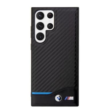 BMW Samsung Galaxy S23 Ultra Cover Carbon & Stripe Sort