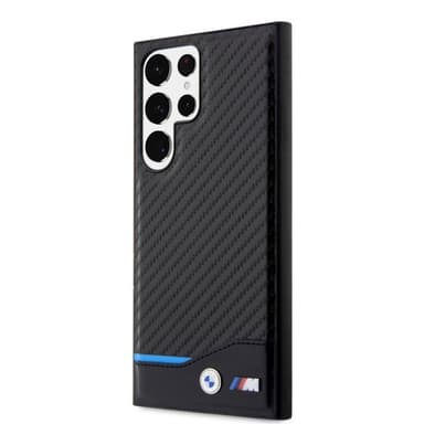 BMW Samsung Galaxy S23 Ultra Cover Carbon & Stripe Sort