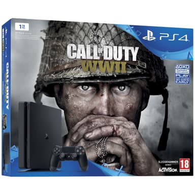 4 Slim 1 TB + Duty WWII Bundle | Elgiganten
