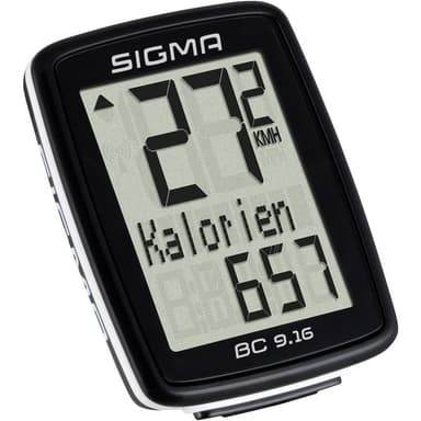 Sigma BC 9.16 Cykelcomputer Kabeloverførsel med