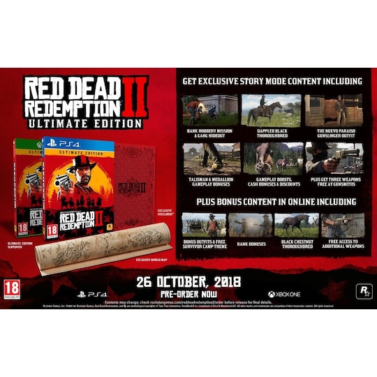 golf Barbermaskine tilbede Red Dead Redemption 2: Ultimate Edition - PS4 | Elgiganten
