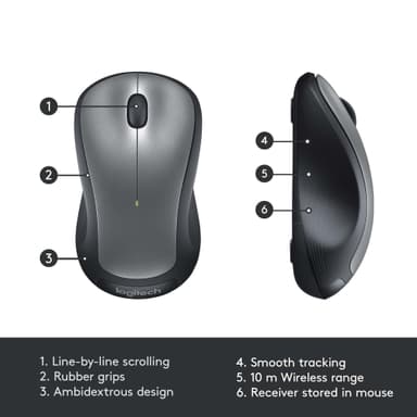 Logitech Trådløs mus M310 (Ny generation)