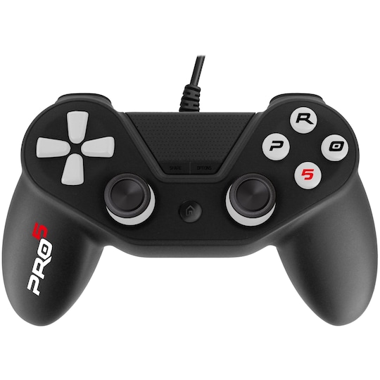 Subsonic Pro5 controller til PS4 - sort
