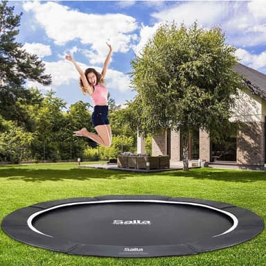 Salta Trampolines SALTA Studsmatta Royal Baseground Sport Ø396 cm, svart