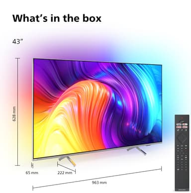 Philips 43”  The One PUS8507 4K Ambilight Smart TV (2022)
