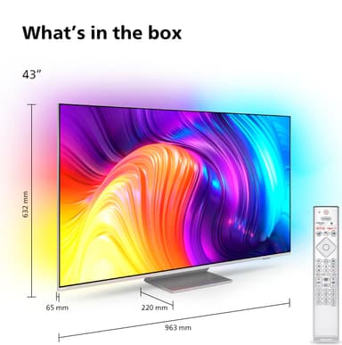 Philips 43” The One PUS8807 4K Ambilight Smart TV (2022)