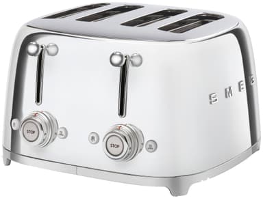 Smeg brødrister i 50er-stil TSF03SSEU (chrome)