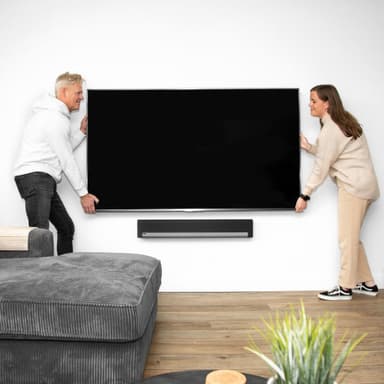 VONROC TV vægbeslag - Til fjernsyn fra 37 til 85 tommer - Universal op til 60 kg - Inkl. monteringsmaterialer
