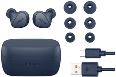 Jabra Elite 4 True Wireless in-ear høretelefoner (navy)