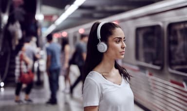 Libratone Q Adapt on-ear trådløse hovedtelefoner - hvid