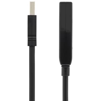 DELTACO PRIME USB 2.0  forlængerkabel, aktiv, Typ A han - Typ