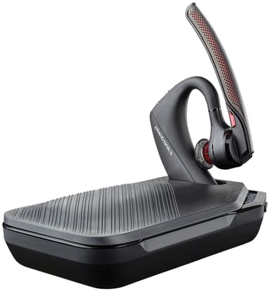 Plantronics B5200 Voyager UC Bluetooth headset og BT700 pakke (sort)