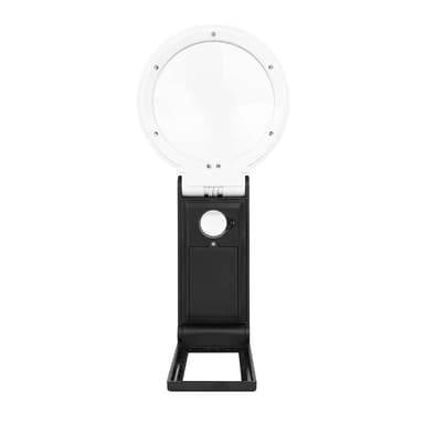 80 mm foldet forstørrelsesglas med UV LED-lys, 6X 25X forstørrelsesglas